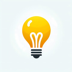 logo illustration of lightbulb