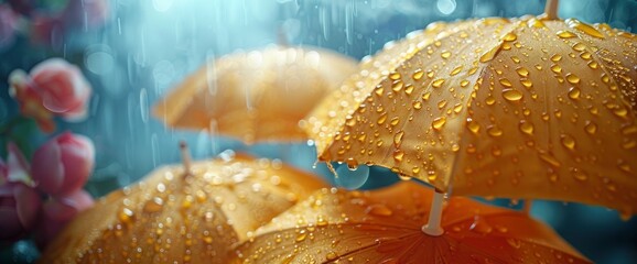 Straw Umbrella Closeup Texture Daylight, Background Banner HD