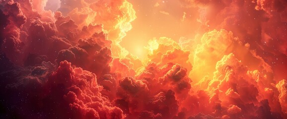 Fototapeta premium Textures Blurry Lots Clouds Light Sun, Background Banner HD