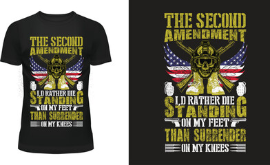 The Second Amendment T-Shirt Design