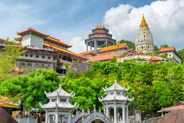 Awesome view of the Kek Lok Si Temple, Penang, Malaysia - 772726904