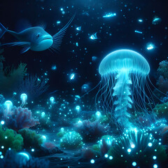 Deep Sea Bioluminescence