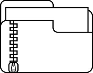 File Folder Outline Icon