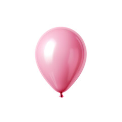 Pink helium balloon. balloon flying for party and celebrations. Isolated on white and transparent background 