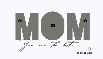 Mother's Day Design,  Photo Collage Mother Day Card