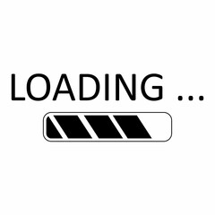 illustration or icon of the loading process