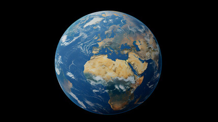 Naklejka na ściany i meble Planet Earth - Europe. Elements of this image. generative ai.