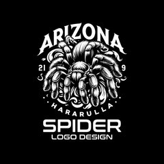 Obraz premium Spider Vector Logo Design