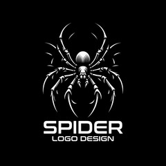 Obraz premium Spider Vector Logo Design