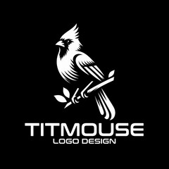 Titmouse Vector Logo Design