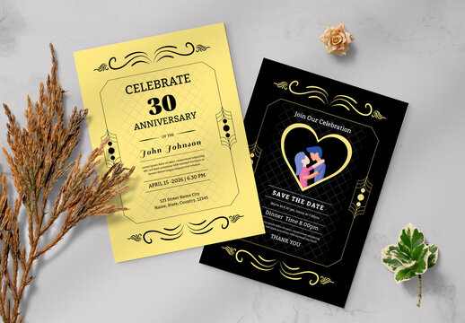 Celebration Invitation Card Design