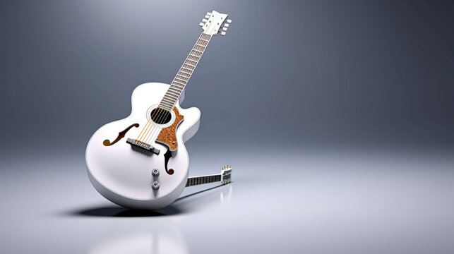 electric guitar on white  high definition(hd) photographic creative image