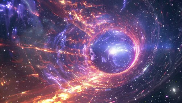 galactic rift revelation interdimensional. seamless looping overlay 4k virtual video animation background