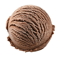 Chocolate flavored ice cream