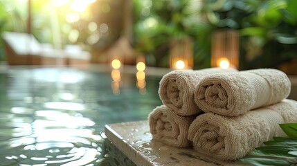 Luxurious day spa, serene treatments, relaxation and beauty business