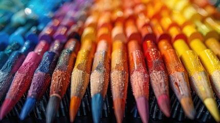 Obraz premium Sophisticated art supply store, creative tools, artist's paradise