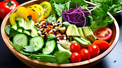 Nutrient-Rich Creations: Fresh Salad Bowls for Health-Conscious Individuals