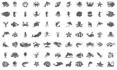 Sea animals mega bundle
