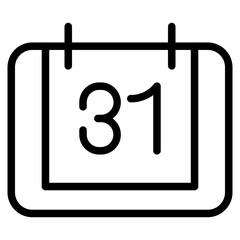 calendar line icon
