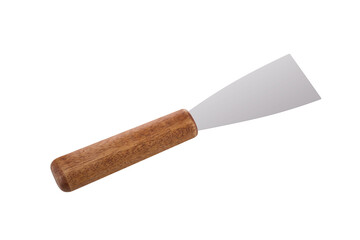 wooden handle painting knife without background PNG