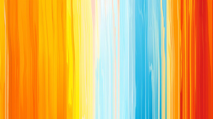Seamless colorful striped abstract background. Vertical rainbow stripe pattern. - 772768575