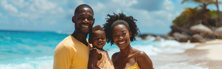 Summer Fun: African Family's Beach Vacation with Love and Adventure