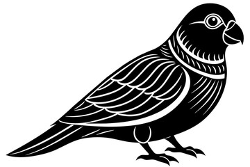 african-lovebird-icon-vector-illustration