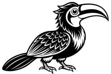 hornbill-vector-illustration