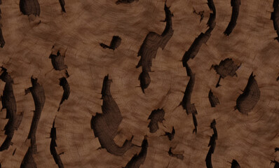 Wood texture. Abstract seamless pattern. AI generated.