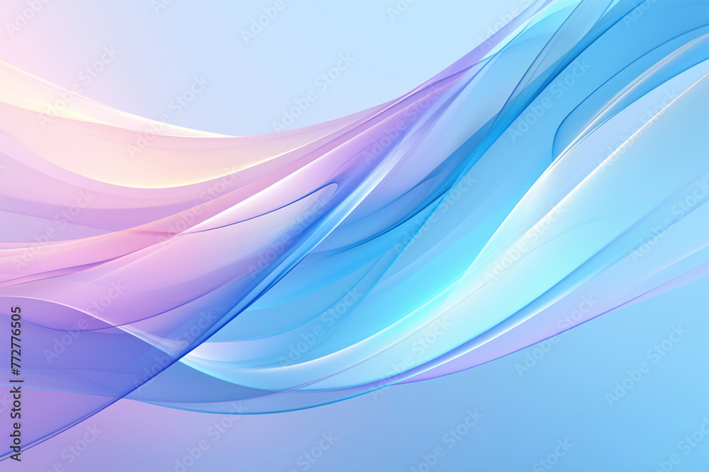 Poster abstract background with waves