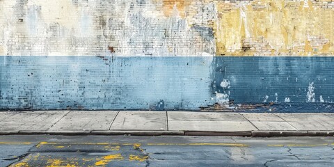 Fototapeta premium A photography of city street wall