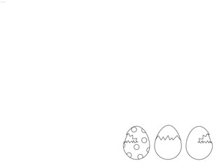 Egg icon. Easter eggs icons. Happy Easter day festival. Cracked egg Vector illustration.