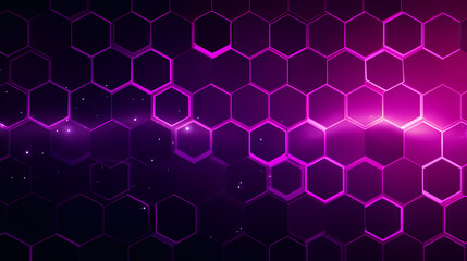 Fototapeta premium Purple abstract hexagon background