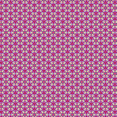 Abstract mosaic geometric floral wallpapers in oriental style