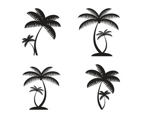Set of palms