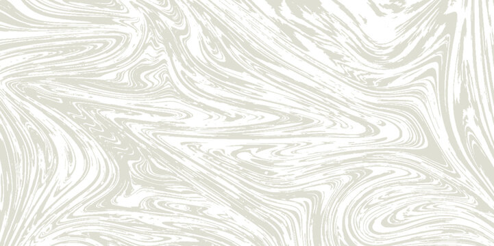 Vector marble abstract seamless pattern in the ebru style. Liquid wood pattern background. 