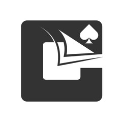 Casino image icon design