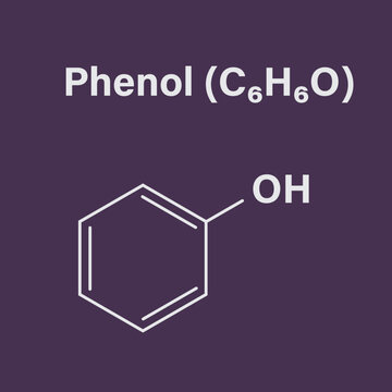 Phenol Phenol (C6H6OH) is an organic compound that has a hydroxyl group attached to a benzene ring.
