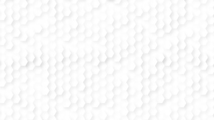 The shape of hexagon concept design abstract background. Vector white honeycomb hexagon background.