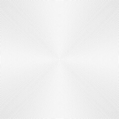 Abstract concentric circle background. line pattern design. Monochrome graphic. Circle for sound waves. vector illustration - obrazy, fototapety, plakaty