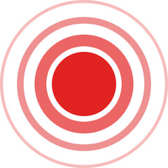 통증 표시, 위치 표지 아이콘