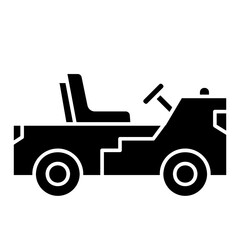 Illustration of Car Toy design Glyph Icon