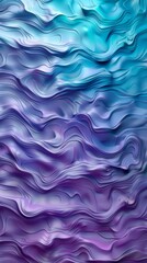 Fototapeta premium Abstract blue and purple wavy pattern