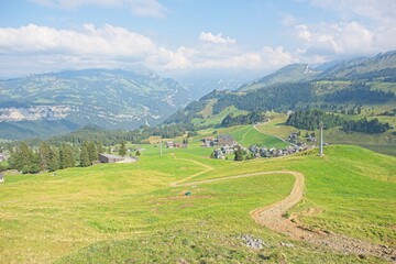 The village of Stoos in the canton of Schwyz in Switzerland. 