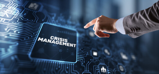 Crisis management concept. Procedure for finding a solution to the crisis