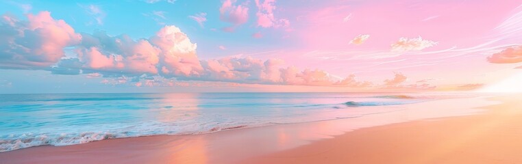 Sunset Painting on Beach