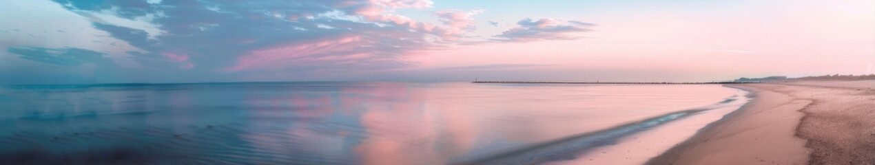 Blurry Beach and Sky