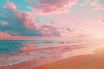 Sunset Painting on Beach