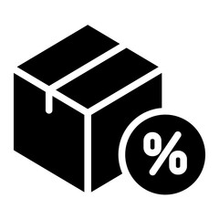 box product with discount icon