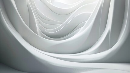 Abstract white waves texture